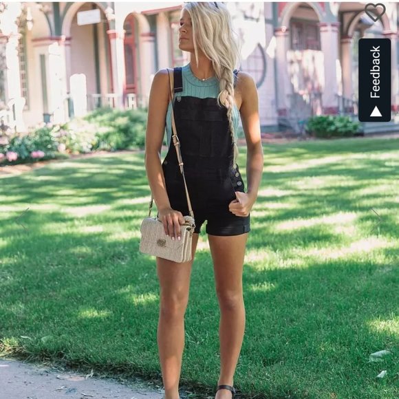 KanCan Denim - 💖HP💖 KanCan Stretch Overall Shorts